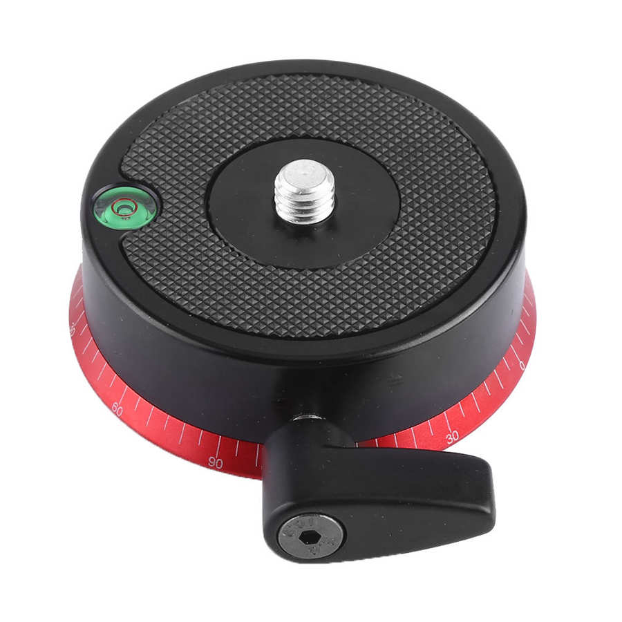 Aluminum Alloy Panorama Ball Tripod Head With Bubble Level and 3/8 Inch Screw gimbal head tripod head panorama ball head