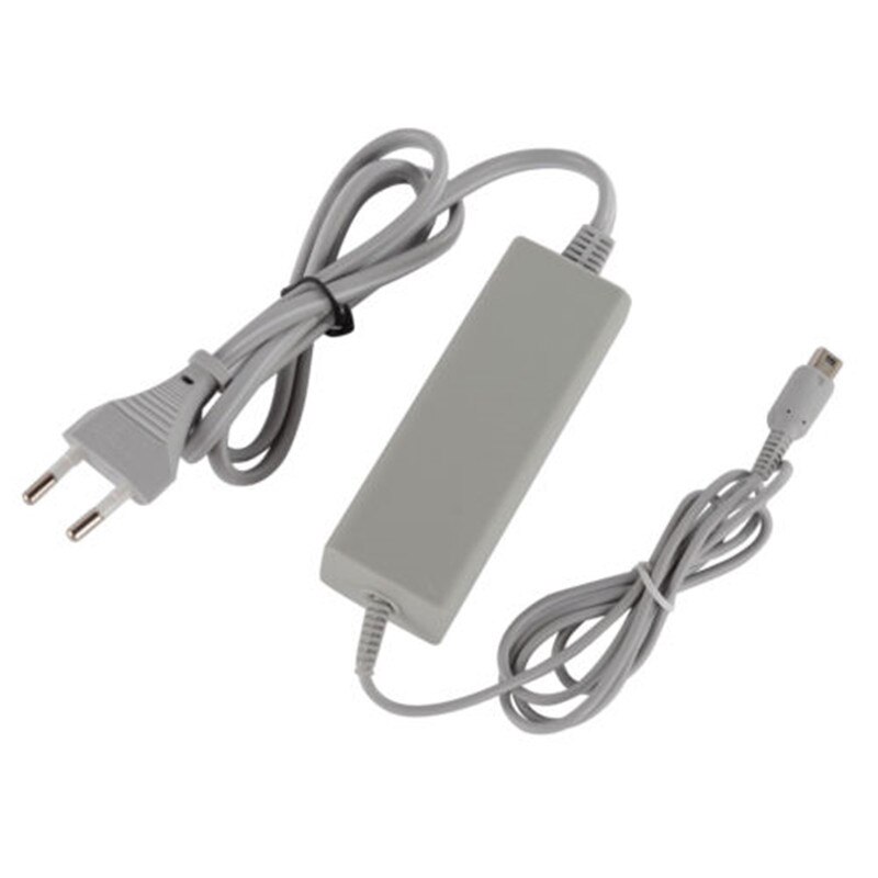 Amzdeal-Adaptador de Cable de alimentación para Nintendo Wii U, cargador de pared con enchufe europeo