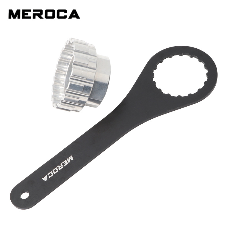 MEROCA Bike 12-speed Disc Brake Rotor Removal Tool ME-FC41 for Shimano M7100/M8100/M9100 Iamok Bicycle Parts: ME-FC41 and Wrench