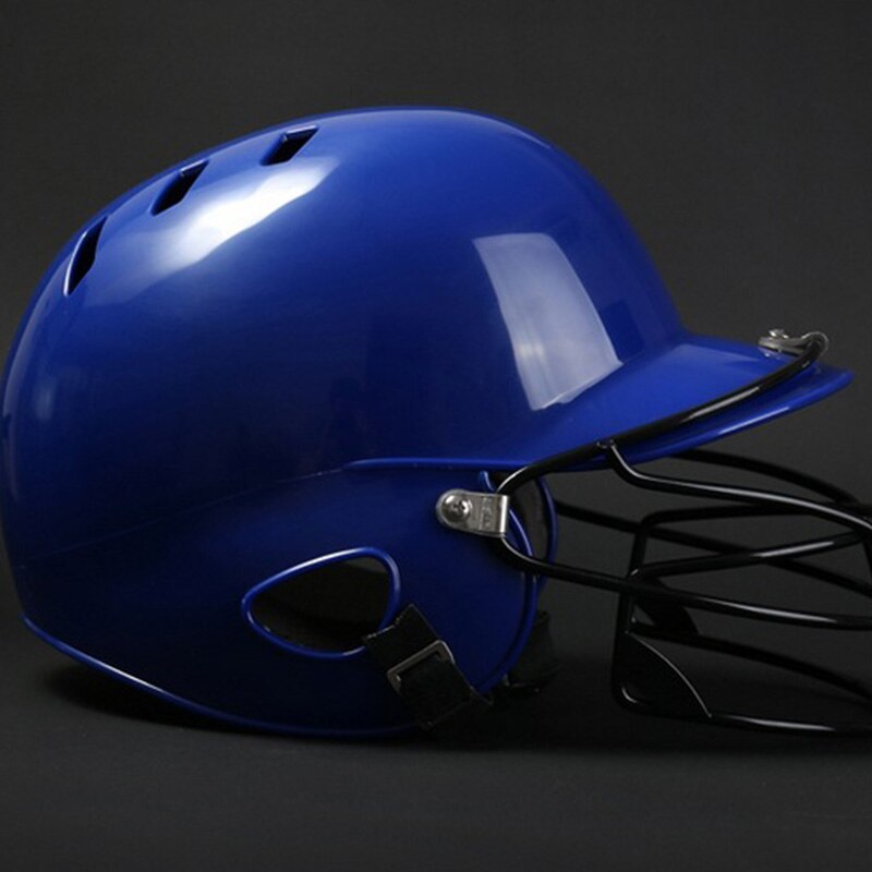 Baseball Helm Schlag Helm Binaural Baseball Helm Tragen Maske Schild Kopf Schutz Gesicht weicher Ball Fitness Körper Fitness Ausrügestochen