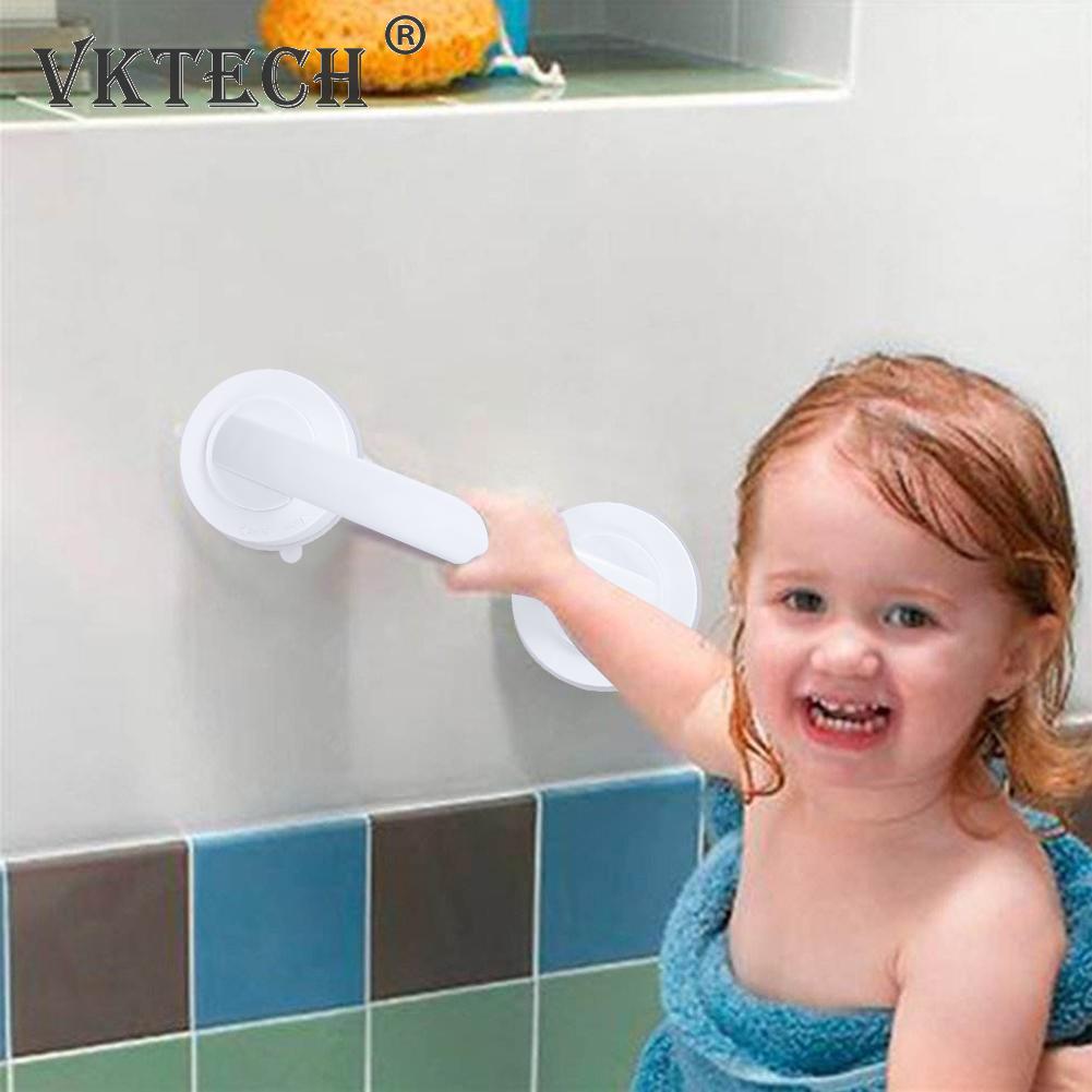 Badkamer Zuignap Handvat Grab Bar Voor Douche Veiligheid Bar Anti-Slip Bad Glazen Deur Handvat Met Zuignap badkamer Handvat Rail