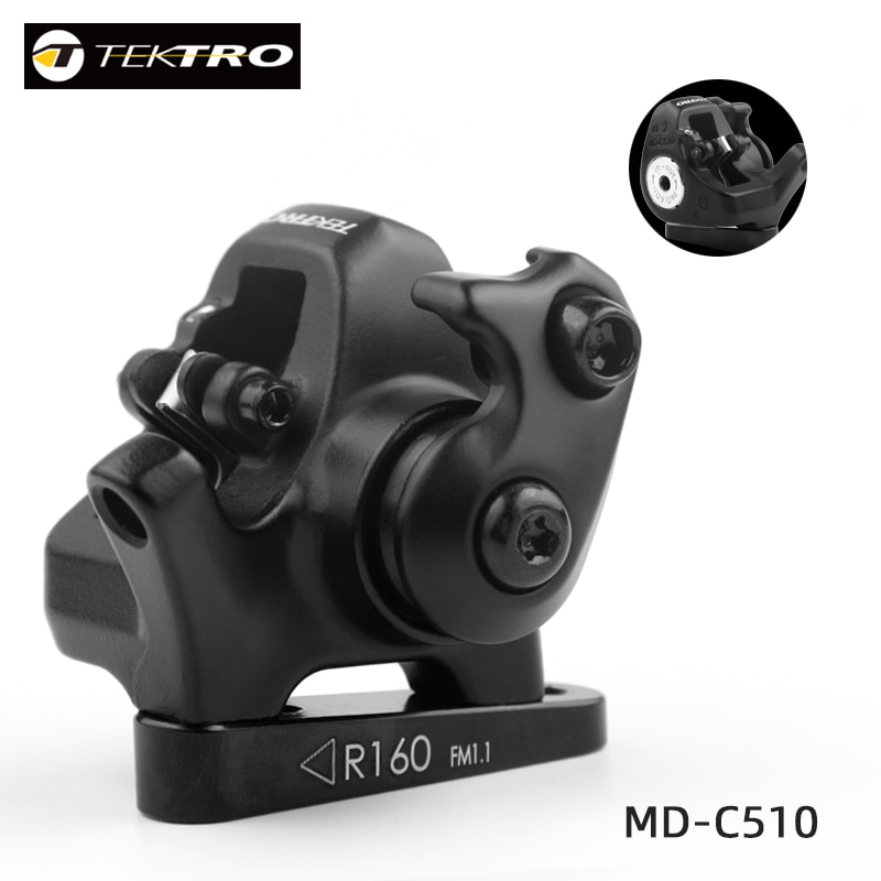 Tektro MD-C510 Racefiets Voor Achter Schijfrem Zwart Fiets Mechanische Remklauw Schijfremmen Fietsen Aluminium Accessoires