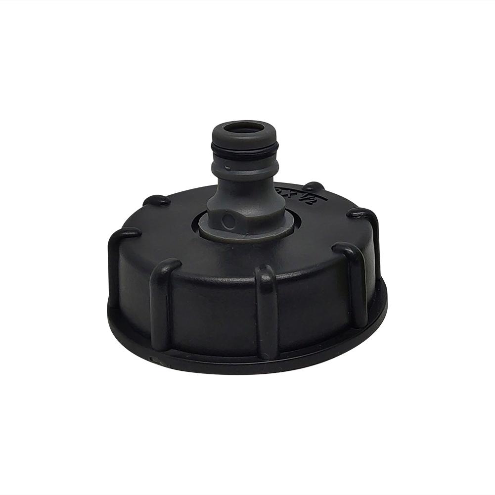 Dobbelthane 1000 liter ibc adapter have vandtank stik regnvand tank adapter fitting til hjemmet have vand stik: D