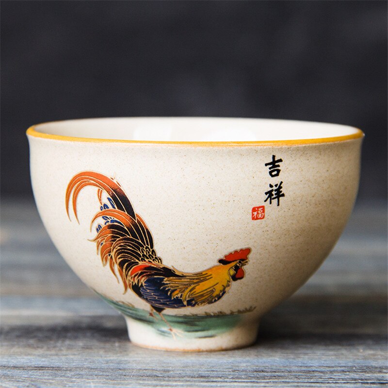 Whyou 1 Stuk 100/110Ml Vintage Wijnglas Theekopje Retro Thee Enkele Cup Kom Relatiegeschenk Drinken Ware Theewaar