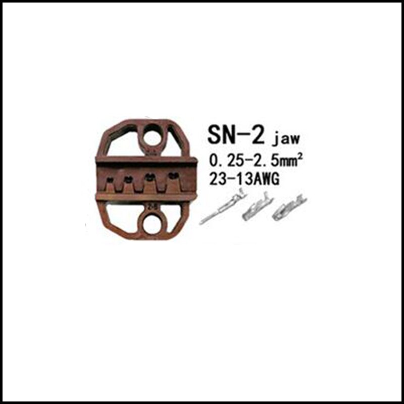 Mâchoire de serrage SN28B/48B/16wf/02WF/2/06WF/HS-10A/40J/10WF terminaux et récepteurs Non isolés: SN-2 jaw
