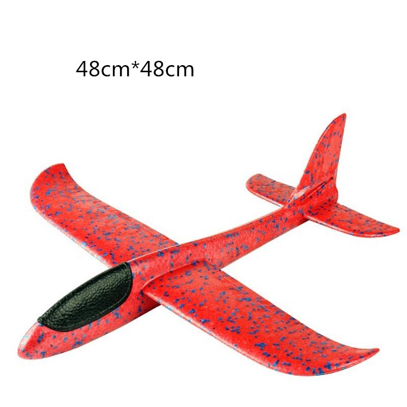 Hand Launch Glider Foam Toy Plane Model , Horizontal Flying & Spiral Flying airplane made of foam plastic