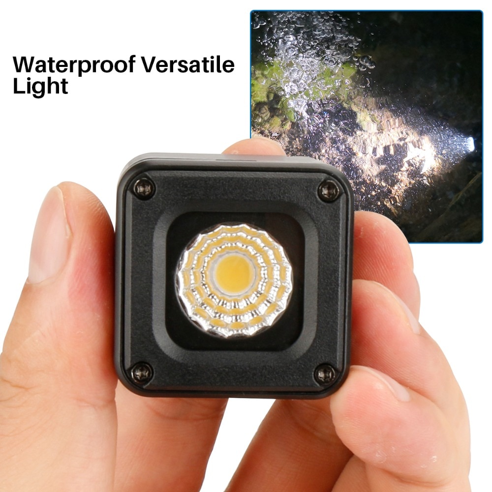 Ulanzi L1 Pro /L2 Leuke Lite 10M Onderwater Waterdichte Led Video Licht Dimbare Led Video Lamp Voor Gopro 9/8/7/6/5/4 Dslr Camera