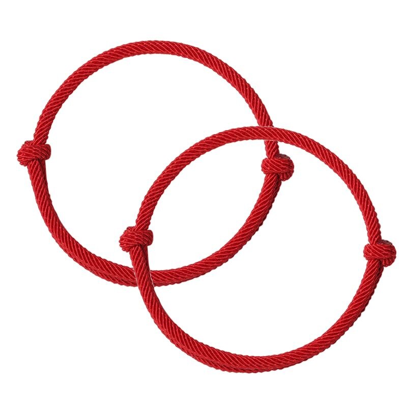 2 st röd sträng öde vänskap armband kabbalah skydd lycka till armband  k9fe: Default Title