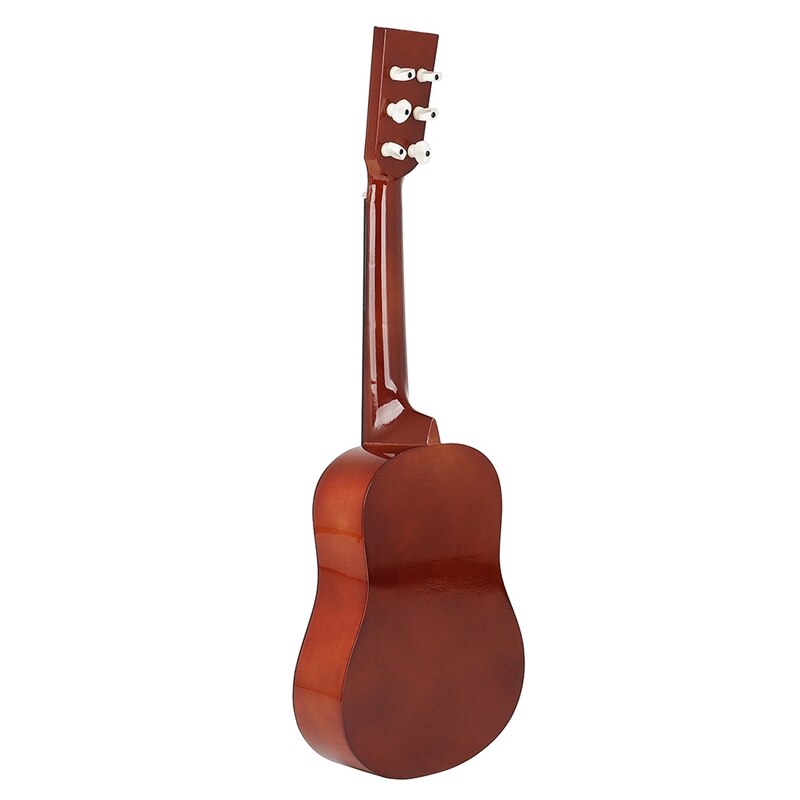 25 tommer mini lille guitar basswood 6 strenge akustisk guitar med pick strings til begyndere børn børn