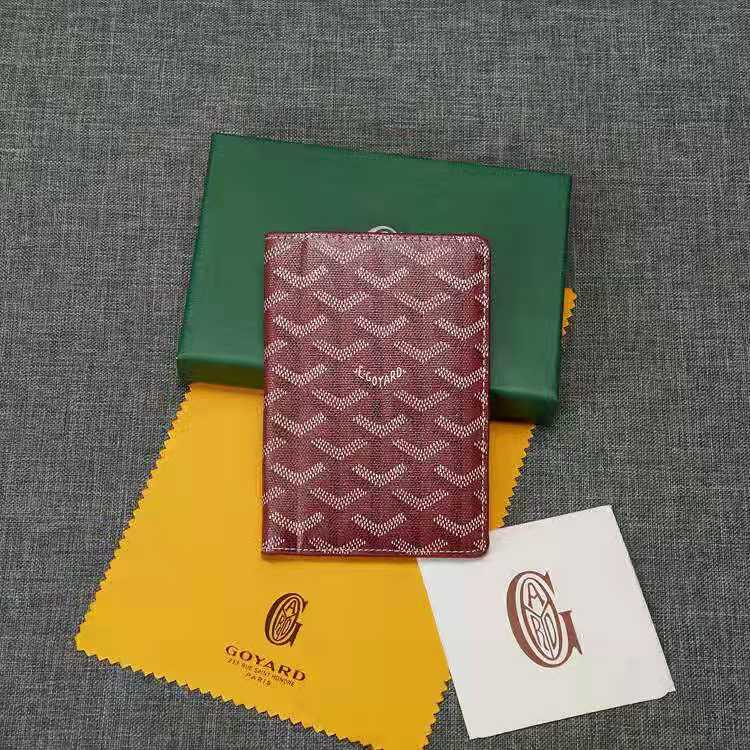 Goyard Dogtooth Wallet Men's and Women's with leather Short Half Fold Men's Wallet Genuine Leather Wallet: style 0120