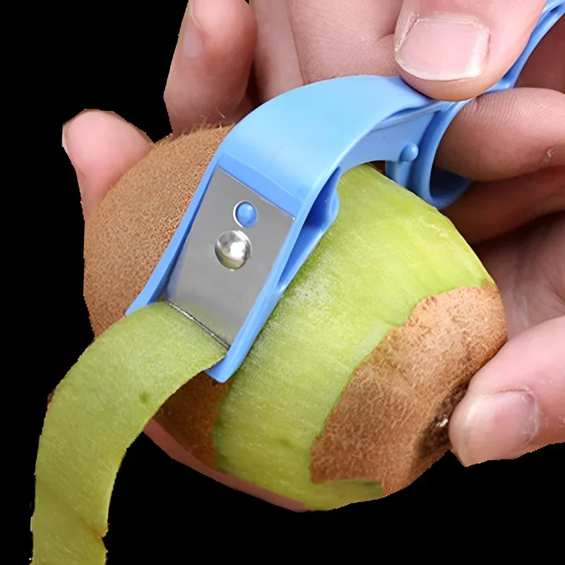 Fruit Appel Kiwi Schäler Orangenschneider Gemüse Edelstahl Schäler Tragbares manuelles Peeling Kartoffelschäler Küchenwerkzeuge