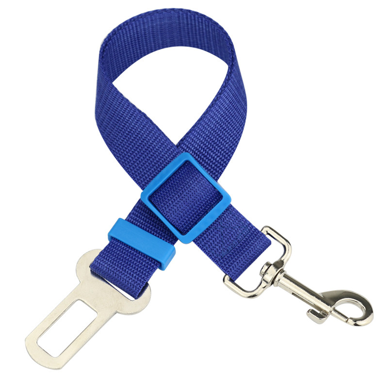 Hond Veiligheidsgordel Puppy Hond Veiligheidsgordels Harness Lead Clip Hond Levert Veiligheid Hendel Auto Tractie Producten: Blue