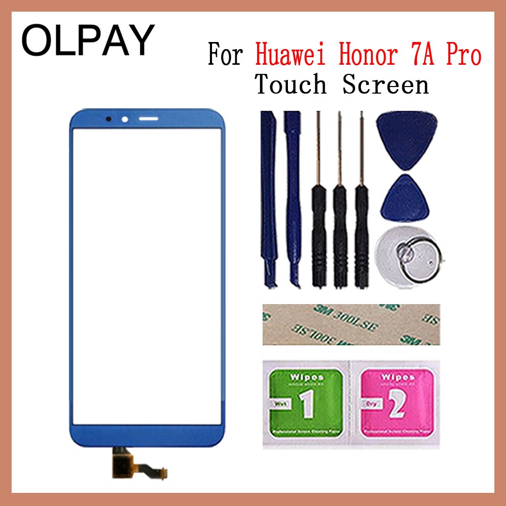 praktisch 5.7 "zoll TouchScreen Für HuaWei Honor 7A Profi AUM-L29 Touchscreen Digitizer Tafel Vorderseite Glas Objektiv Sensor: Blau mit Werkzeug