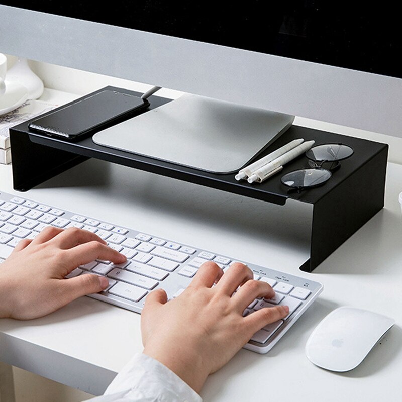 Monitor Stand-Computer Monitor Stand Tube Strap, Suitable for Desktop Storage and Office Supplies