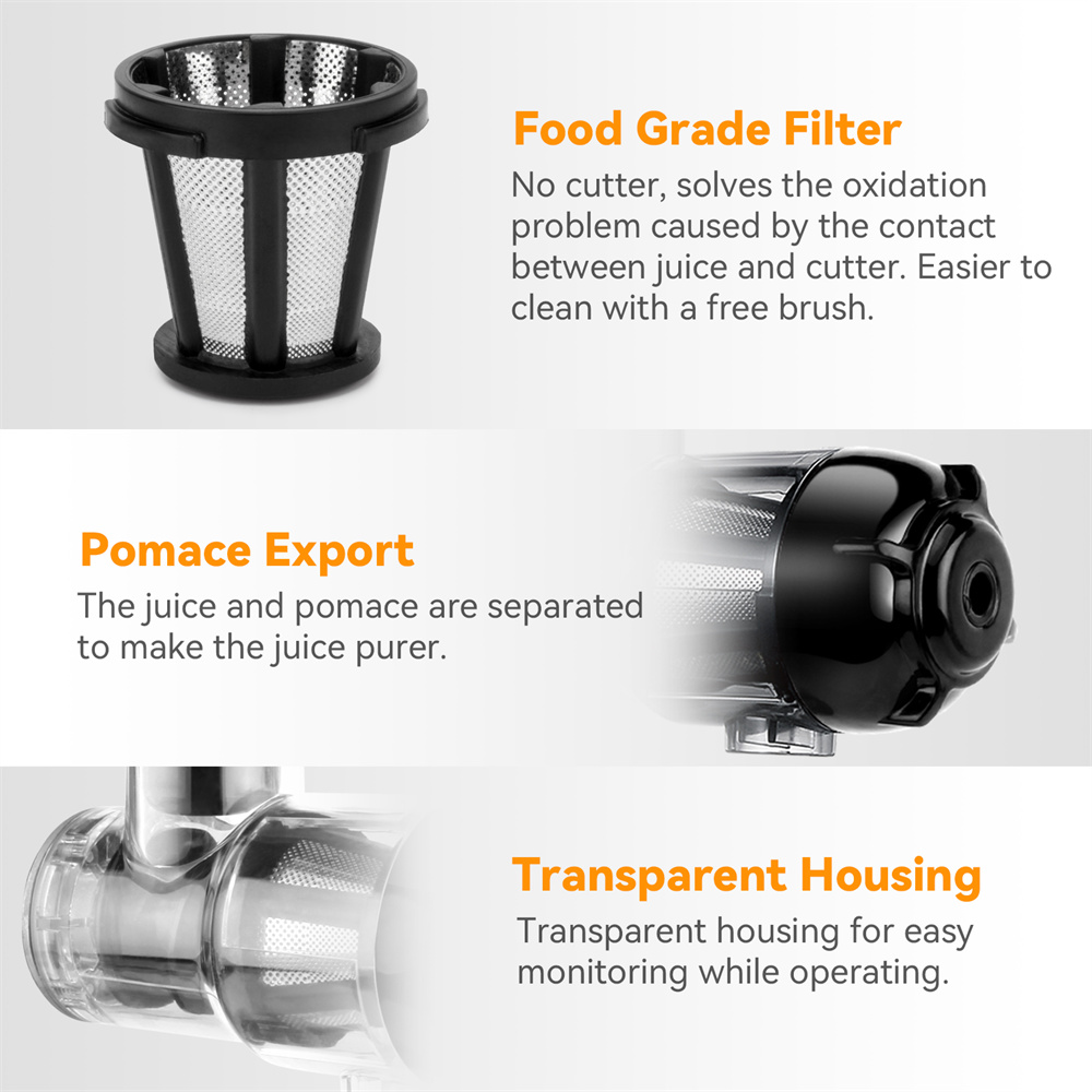 Juicer Attachment For KitchenAid 3.5/4.5/5 Quart Tilt Head Stand Mixers, Masticating Juicer Part 3.5QT 4.5QT 5QT Mixer