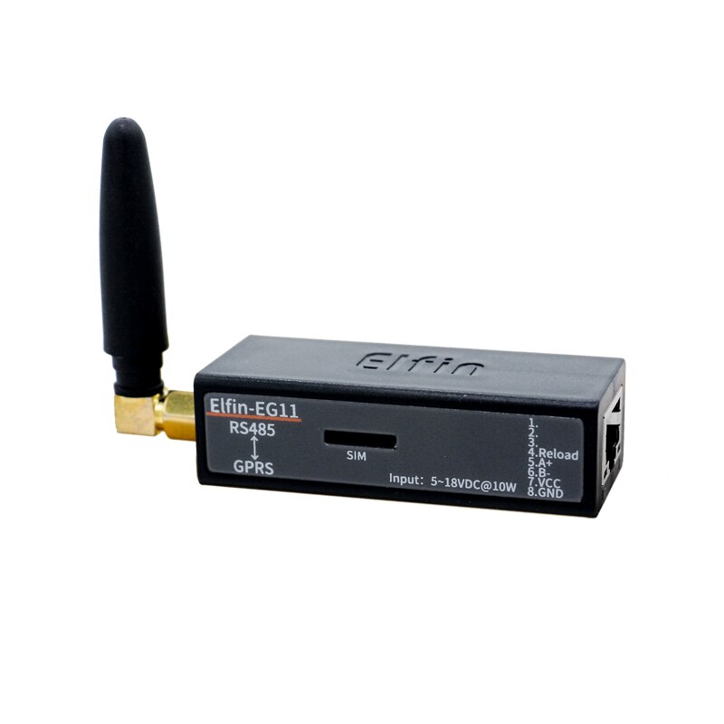 EG11 GPRS serial port server to Ethernet RS485 ModbusTCP serial port (can replace HF2211)