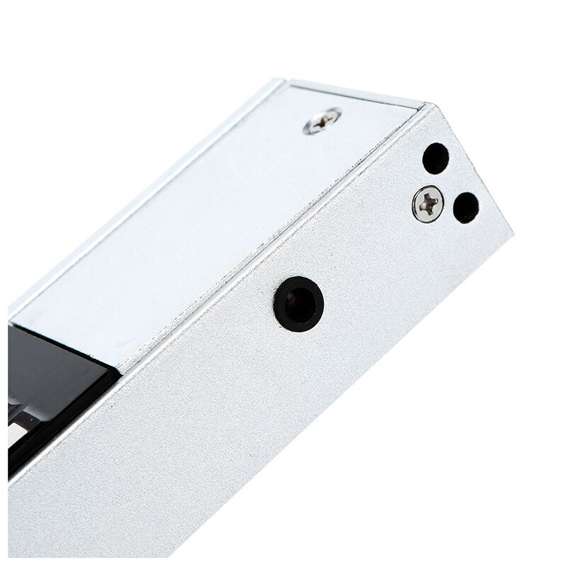 12V electromagnetic magnetic door lock 280 KG (600 LB) Access control holding force with LED light