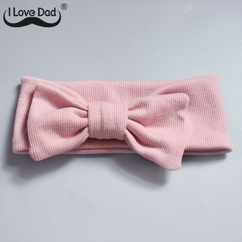 Leuke Strik Baby Hoofdband Voor Meisjes Hoofddeksels Voor Kinderen Zachte Elastische Pasgeboren Baby Meisjes Haarband Peuter Baby Haar Accessoires: autumn pink