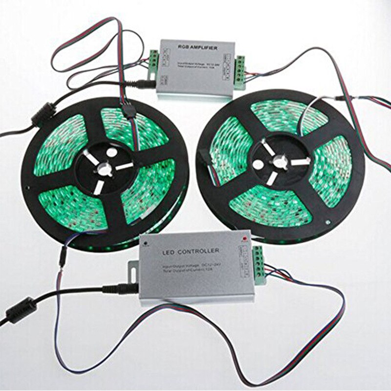 Aluminum 12A/15A/24A/30A Led Amplifier Power Signal Repeater Light Controller DC12V 24V For RGB/RGBW/RGB+CCT 5050 3528 Led Strip