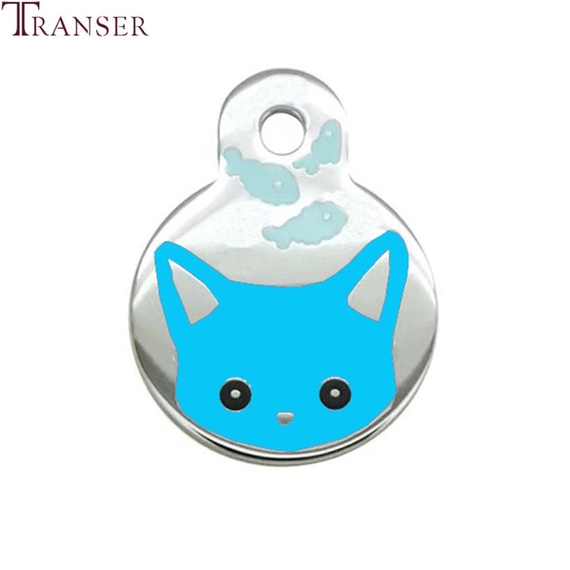 Transer Katze Karikatur Druck Legierung Ich würde Stichworte für Haustier Hund Katzen Kitties Welpen Halskette Nacken Kragen Anhänger Haustier Produkte Liefern 90423