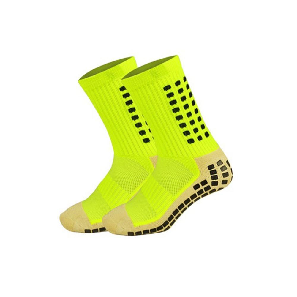 Calcetines de fútbol antideslizantes, medias deportivas de hombre, de algodón de buena , del mismo tipo que el Trusox, 9 colores, novedad: Púrpura