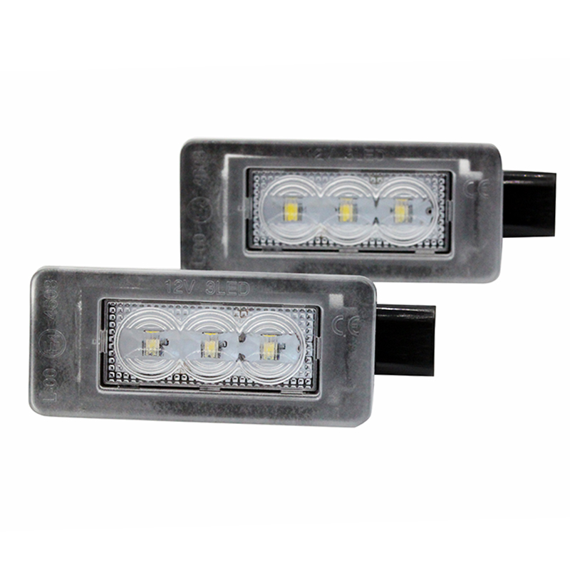 Luz LED de número de matrícula de coche para Citroen C5 III Peugeot 207 CC 308 MK2 208 con controlador Canbus incorporado