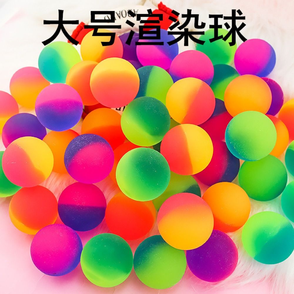 Luminous Outdoor Games Fun Family Activities Rubber Bouncing Ball Color Bouncing Ball Jumping Balls Children Ball