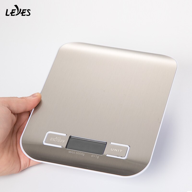 Kitchen Scale Electronic Food Scales Gram Digital Balance LCD Display Weight Ounces Cuisine Ultra Precision Weighing Waterproof