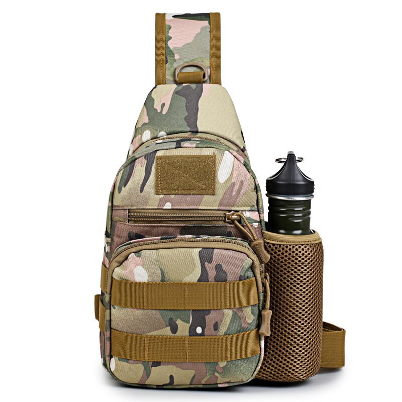 Uomo di Petto Tattico Sacchetto Esterno Militare Borsa A Tracolla Camouflage Tazza di Acqua di Viaggi di Caccia di Campeggio In Bicicletta Uomini Borsa Con Tracolla: Italy