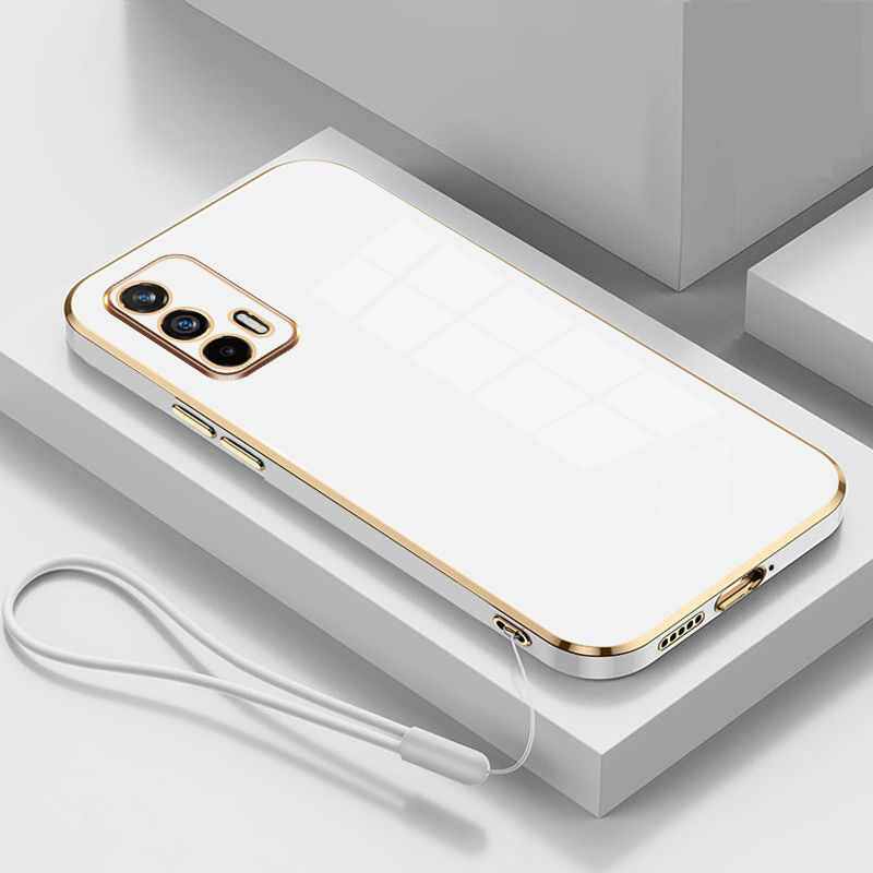 For Realme GT Neo2T Case Realme GT 5G Phone Case Realme GT Neo Flash Realme GT Neo Luxury Square Plating Shockproof Back Cover