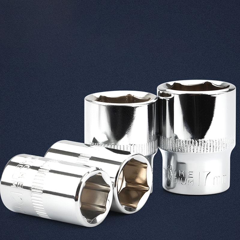 1Pcs Hex Bit Socket 3/8" Square Drive Allen Key Wrench Tools For Pneumatic Tools Chrome Vanadium Steel