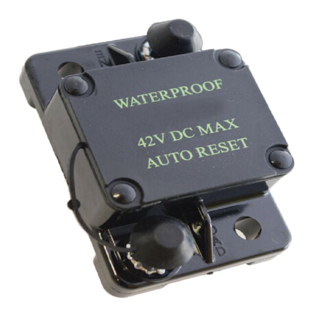 Vehicles Circuit Breaker Protection Waterproof Auto Reset 30A-300A DC 42V