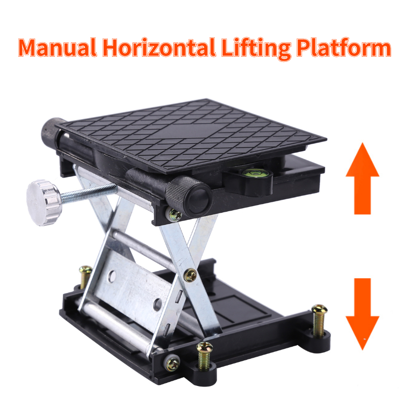 Adjustable Aluminum Router Lift Table Lab Lifting Plate Stand Platform Workbench Woodworking Laboratory Carpentry Tools