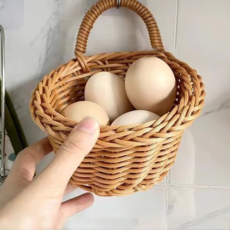 Rotting fruktkurv kjøkken fruktskåler vegghengt organizer boks blomsterkurv dekorasjon skrivebordstilbehør handlekurv