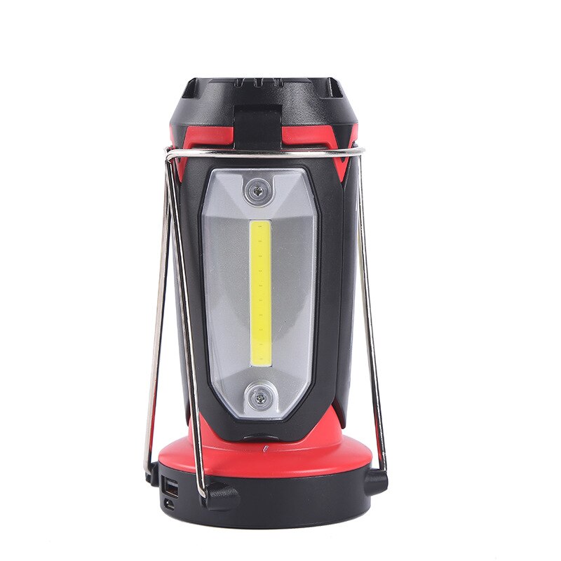 Waterproof Emergency Lamp CSY-540 Led Lantern Spotlight Lamp Rechargeable Portable Work Light Lamp Outdoor Camping Light: Red