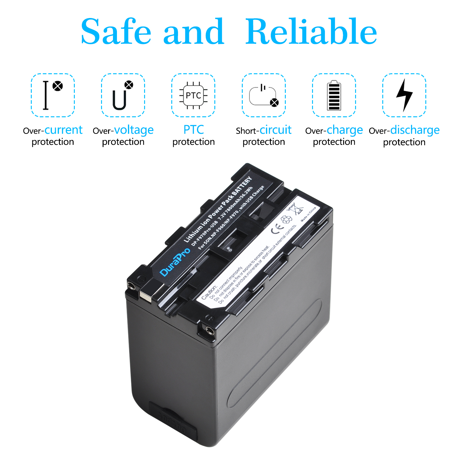 NP-F970 NP-F960 Batterij Met Ingebouwde Usb Voor Sony Np F980 F960 F950 F930 F770 F750, CN-126, CN-160, CN-160CA, YN-160 Led Licht