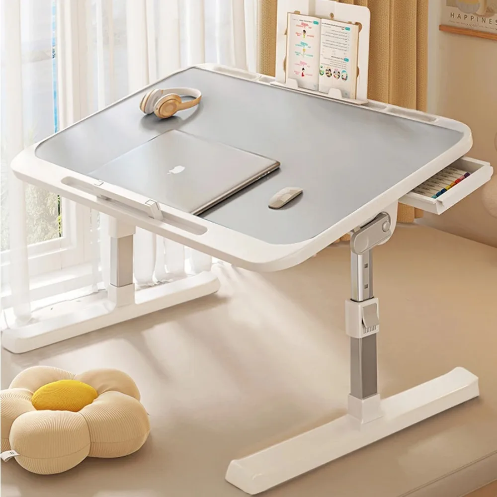 Foldable Laptop Desk Adjustable Elevated Notebook Computer Hostel Student Desk Simple Stable Children School Desk Office Desk