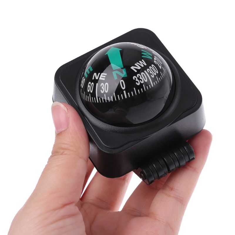 Brújula para coche, bola ajustable, navegación para vehículo,