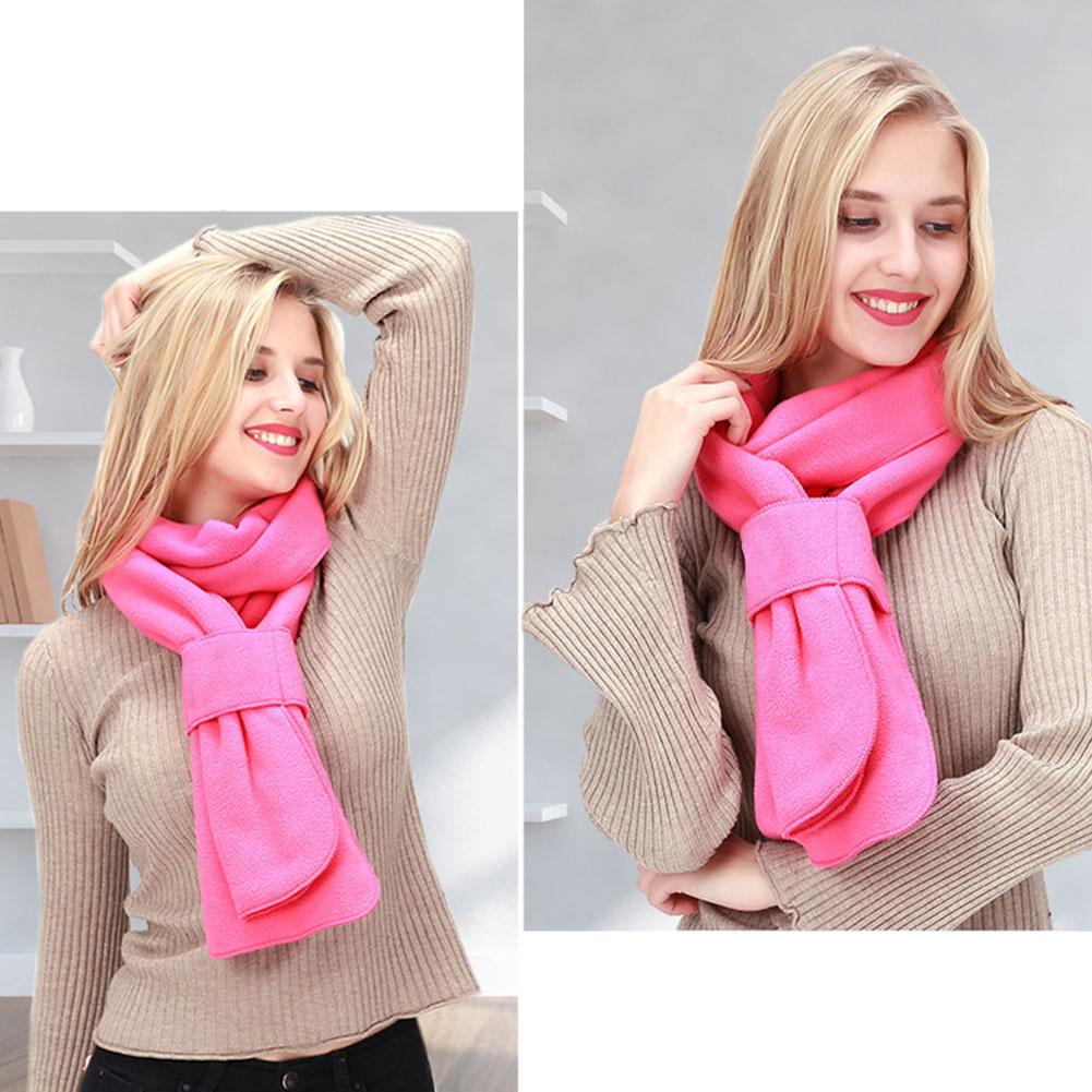 2PCS/Set Autumn Winter Fleece Hat Scarf Set for Outdoor Sports Riding Hiking Warm Thick Hat Scarf Couple Clothes Accessories 30E