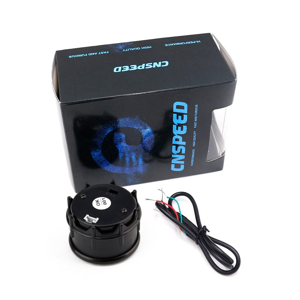 CNSPEED Digital 2"52mm Auto Tachometer Gauge 0-9000 RPM Blue Led Light tachometer Meter Car Gauge