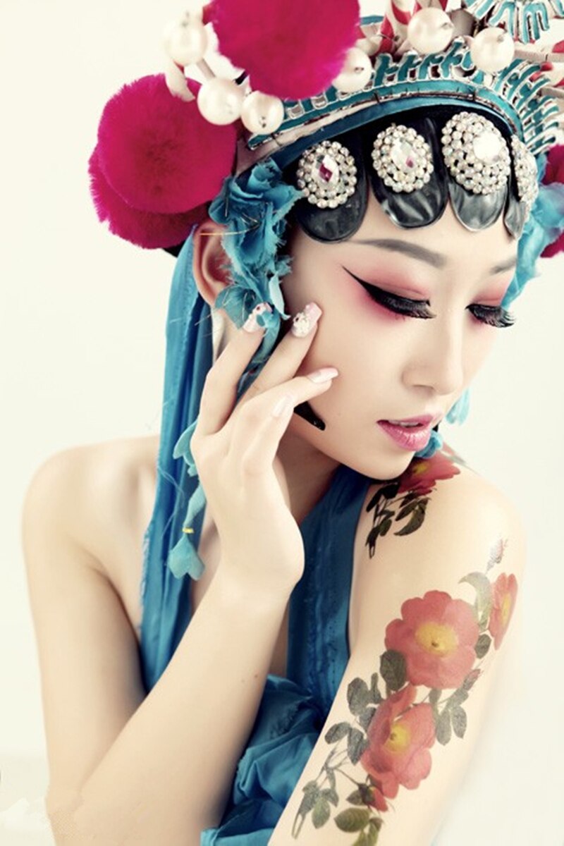 Sombrero de ópera tradicional china para mujer, sombreros de corona de bola de seda para actuación de ópera de Peking, fotografía antigua, Cosplay de Halloween