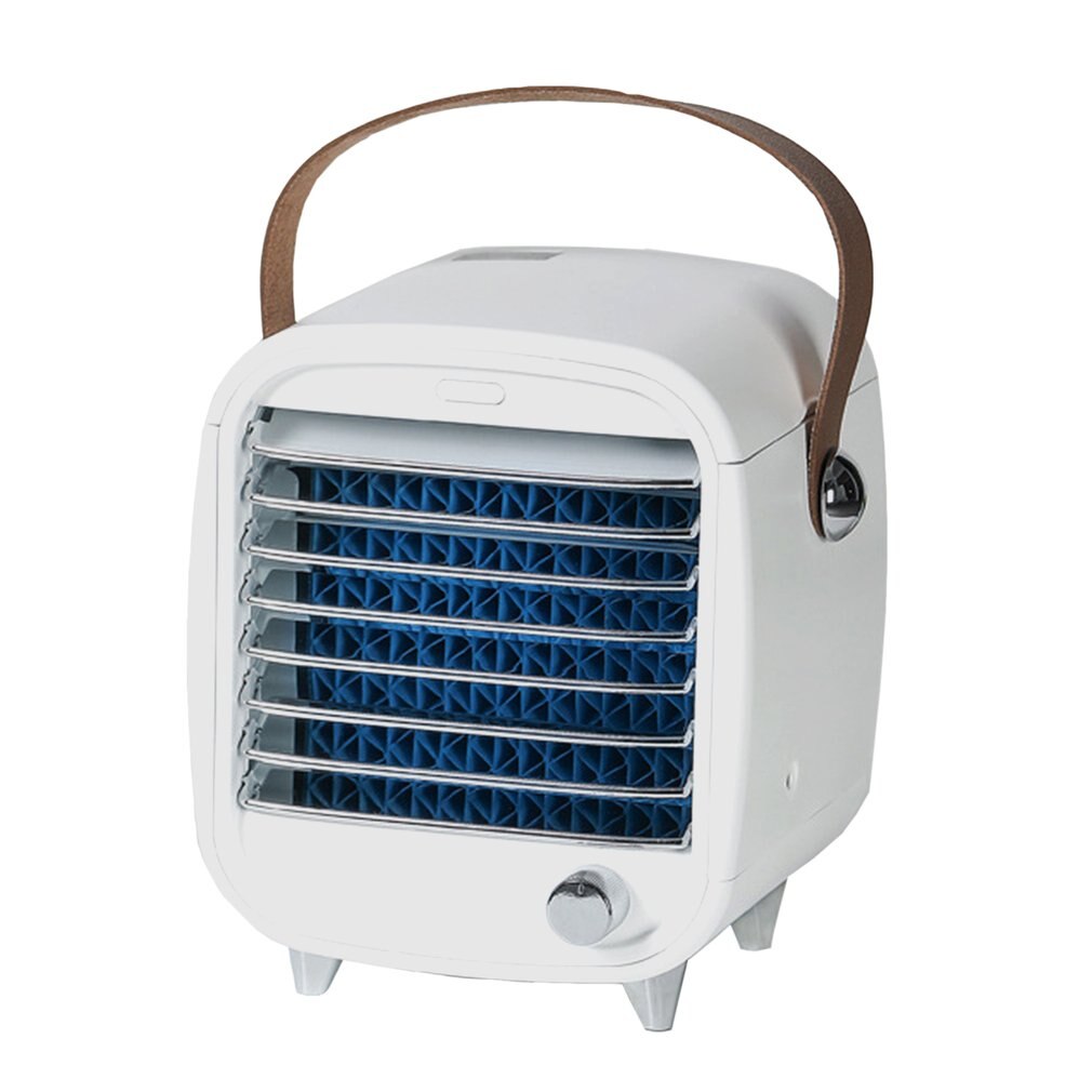 Mini Cooler Usb Rechargeable Portable Small Refrigeration Air Conditioning Fan Mini Night Light Ice Cooling Fan