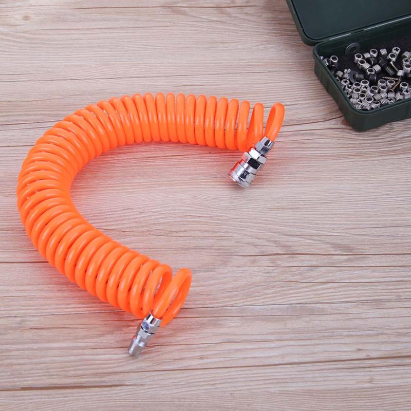 6M/9M Red Polyurethane PU Air Compressor Hose Tube Pneumatic Hose Pipe High Pressurefor Compressor Air Tool Household Tools