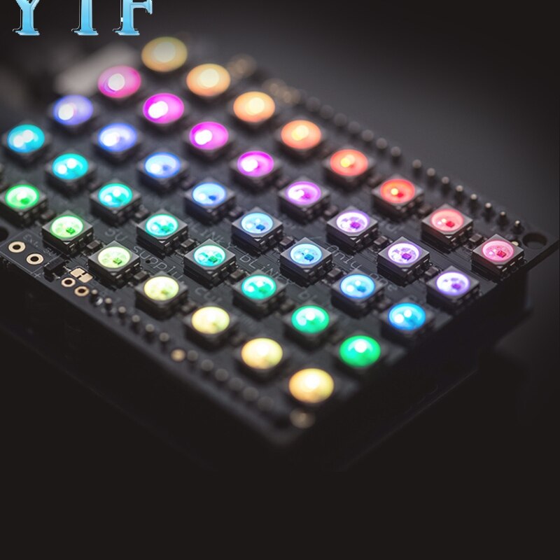 40 bit RGB LED WS2812 Pixel Matrix Shield FZ1596