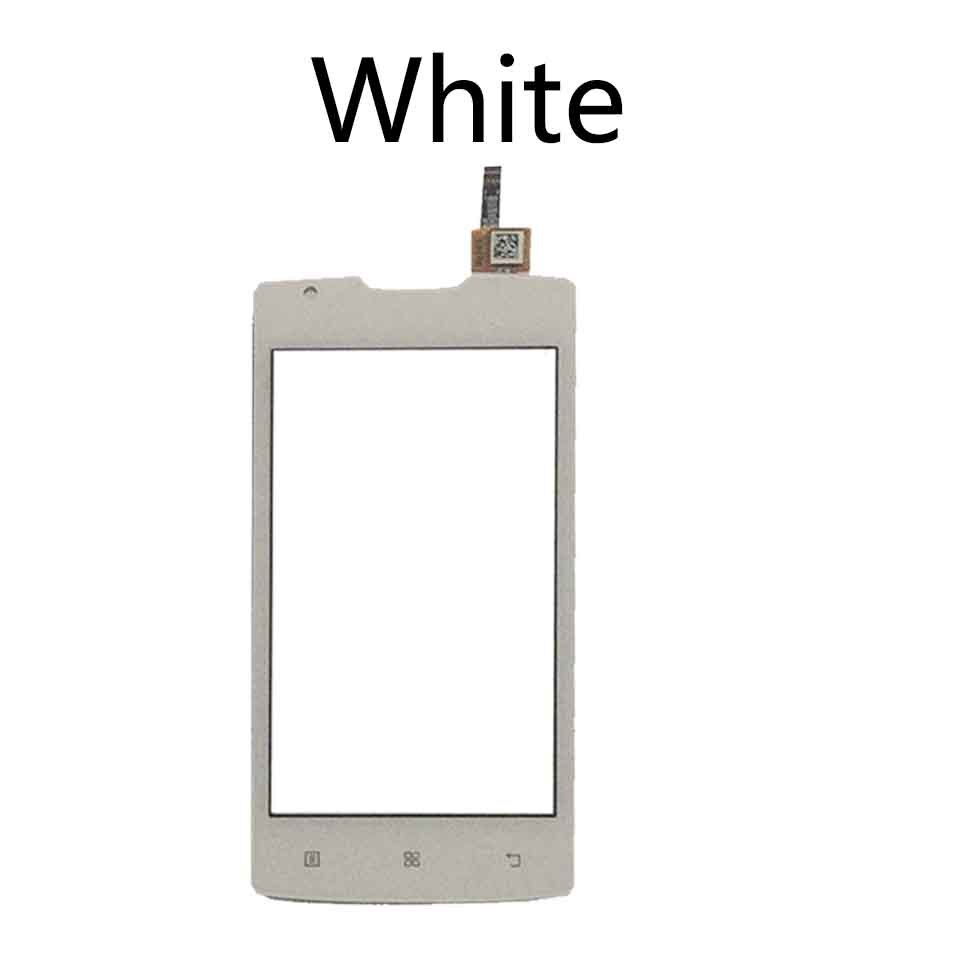 Touch Screen Digitizer For Lenovo A1000 A 1000 LCD Display Front Glass Panel Sensor Replacement 4.0": White-No tool