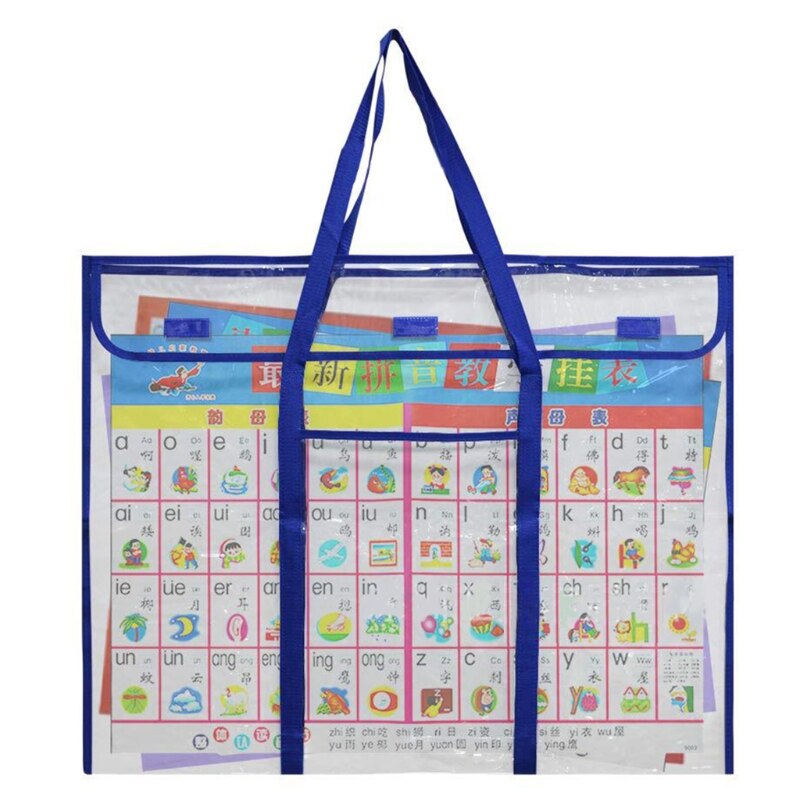 100% Brand and Bulletin Board Poster Art PVC Storage Pocket Chart with Accessories Pocket