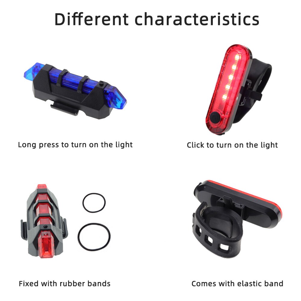 Led hätävalo vilkkuva varoitusvalot ulkona vedenpitävä 4 salamatilaa usb-lataus kannettava valo auton turvapyörään