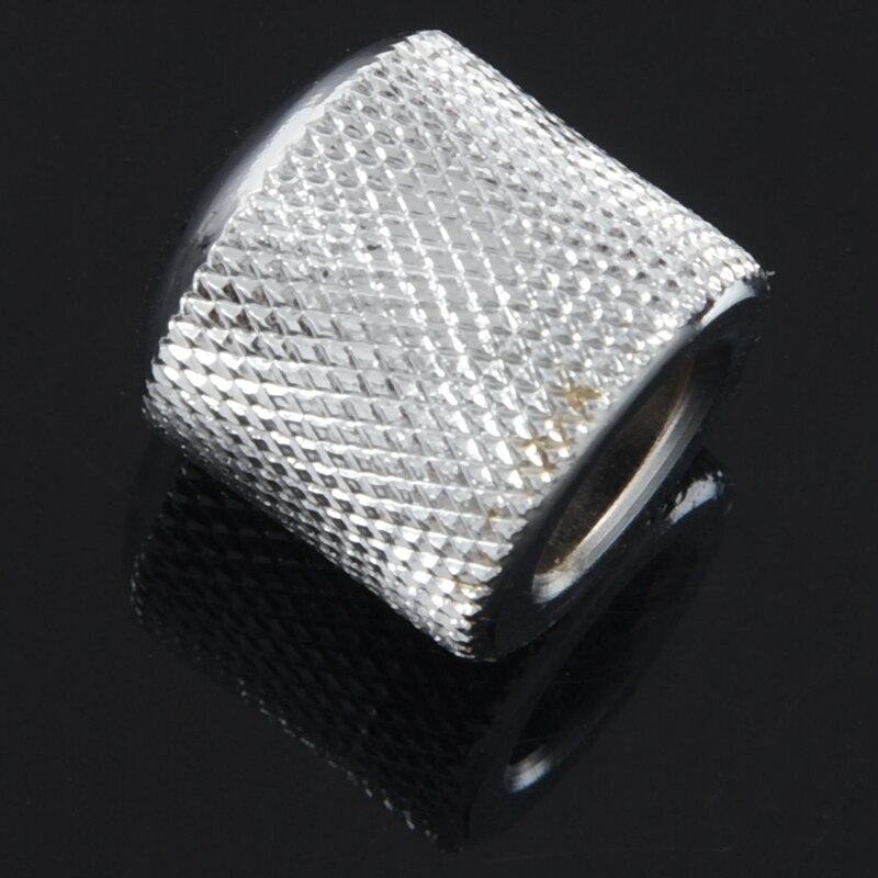 4x Guitar e Control Knobs for Fender Tele Replacement, Silver