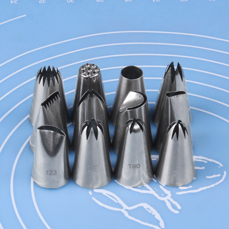 Leaf Piping Tips Leaves Nozzles Stainless Steel Icing Piping Nozzles Tips Pastry Tips For Cake Decorating Pastry Fondant Tools