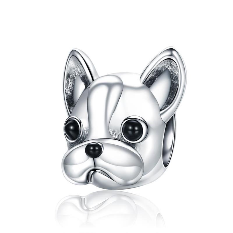 DALARAN 925 Sterling Silver Charm Bead Love Pets Dog Cat Paw Print Koala Pig Charms Fit Bracelets Women DIY Jewelry: dog